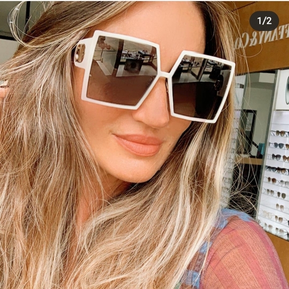 SOLD Authentic Dior 30 Montaigne Ivory Sunglasses - Picture 5 of 6